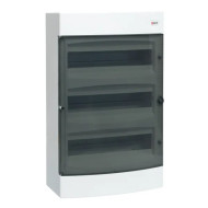 "Щит распределительный навесной EKF PROxima Unix прозрачная дверь 3х18 (54) модулей 526x396x112 IP40"