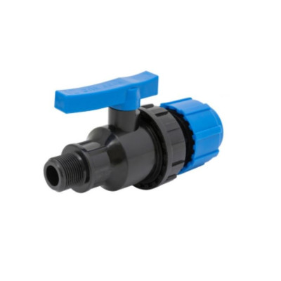 Кран шаров. ПНД 25х1/2" ц/ш ТПК-АКВА