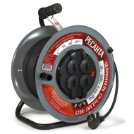 Удлинитель силовой Ресанта на металлической катушке СУ-3x2,5КГ-50/3 (с выкл., 4 розетки, IP44) 61/118/10