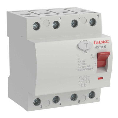 Выключатель дифференциального тока DKC Yon Max 4п 63A 300мА АС