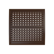 Решетка регулируемая ERA 3535РРПН, коричневая