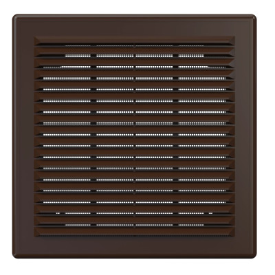 Решетка накл. ERA 1515P, коричневая