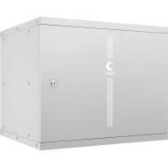 Шкаф телекоммуникационный навесной 19" 9U Cabeus WSC-05D-9U55/45 стеклянная дверь серый