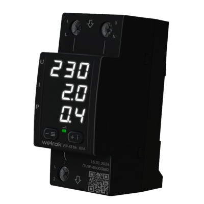 Многофункциональное реле Welrok VIP-63 bk (черный)