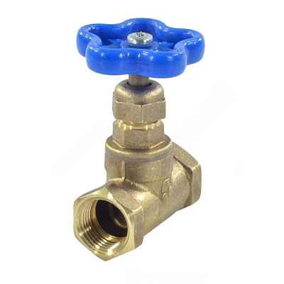 Клапан запорный латунь 15б3р Ду40 Ру25 м/м БАЗ