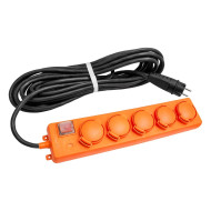 Удлинитель 5х10м с заземл. 16А IP44 У10-026 с выкл. с индик. КГ 3х1.5 розетки с защ. крышкой UNIVersal 9634138