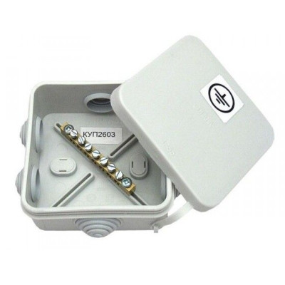 Коробка распределительная HEGEL ОП 100х100х50мм IP55 для уравн. потенциалов