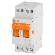 Модульный переключатель трехпозиционный TDM ELECTRIC МП-63 2P 63А