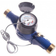 Универсальный счетчик воды «Пульсар М» импульсный выход Ду25, пластиковый регистр, Qn=3,5 м3/ч