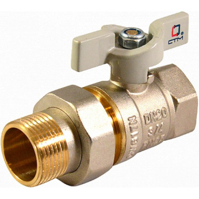 Вентиль шаровой СТМ 1 с удлинителем гш бабочка