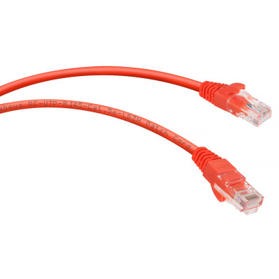 Патч-корд Rj-45 Cabeus PC-UTP-RJ45-Cat.5e-2m-RD-LSZH кат.5е 2 метра красный