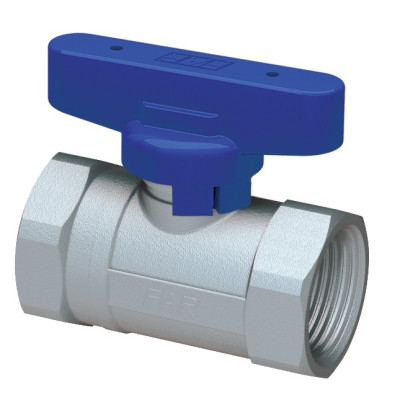 Шаровой кран FAR хромир. 3/4' ВР-ВР бабочка синий