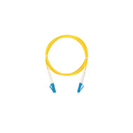 Шнур NIKOMAX волоконно-оптический, соединительный, одномодовый 9/125мкм, стандарта OS2, LC/UPC-LC/UPC, одинарный, полимерный материал нг(A)-HF, 2мм, желтый, 10м