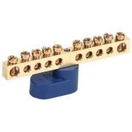 Шина нулевая IEK ШНИ-6х9-10-У1-С на одном угловом изоляторе