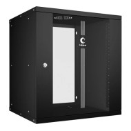 Шкаф телекоммуникационный настенный 19" 12U Cabeus WSC-05D-12U55/45-BK