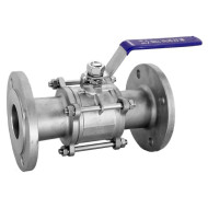 Кран шаровый фланцевый трехсоставной Newkey нержавеющий DN65 PN16