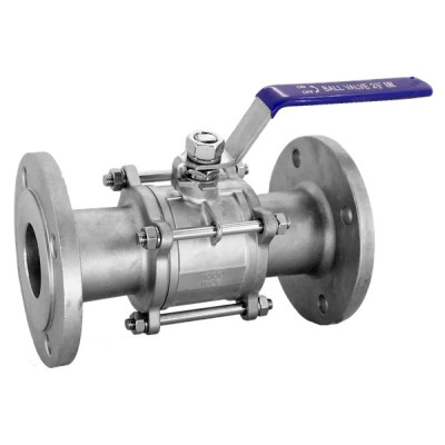 Кран шаровый фланцевый трехсоставной Newkey нержавеющий DN65 PN16