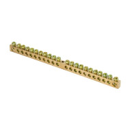 Шина EKF PROxima PEN "ноль-земля" 6х9 22 отверстий латунь крепеж по центру