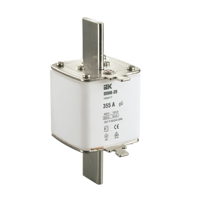 Вставка плавкая IEK ППНИ-39 355А габарит 3
