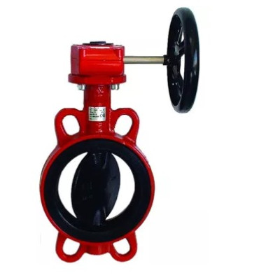 Дисковый поворотный затвор ADL Гранвэл межфланцевый Ду100 ЗПТС-FL-3 с редуктором