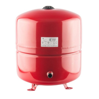 STOUT Расширительный бак на отопление 50 л. цвет красный