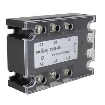 Твердотельное реле RUICHI 3SSR 440V 10A (R)D1 (4-16v)