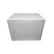 Антивандальный Шкаф Netko 3U пенального типа (Ш*Г*В 550*220*500мм) 19" направляющие передняя дверь металл замок серый"M"