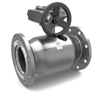 Шаровой стальной кран, с редуктором LD Ду250, Ру25