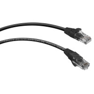 Патч-корд Rj-45 Cabeus PC-UTP-RJ45-Cat.5e-3m-BK кат.5е 3 метра черный