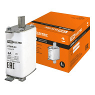 Плавкая вставка предохранителя TDM ППНН-33 габ.00, 6А