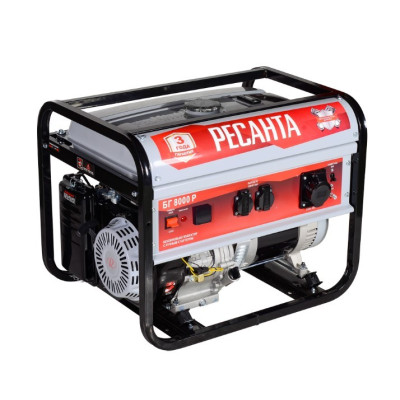 Генератор бензиновый Ресанта БГ 8000 Р 64/1/47