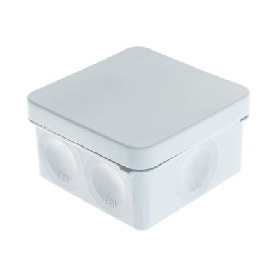 Коробка распределительная для прямого монтажа двухкомпонентная безгалогенная Промрукав (HF) 70х70х40