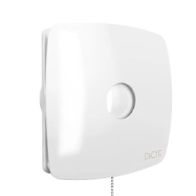 Вентилятор осевой вытяжной ЭРА.RIO 5C matt white D125