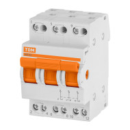 Модульный переключатель трехпозиционный TDM ELECTRIC МП-63 3P 63А