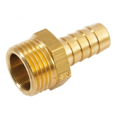 Штуцер резьб. 1/2 (09) ш TIM латунь