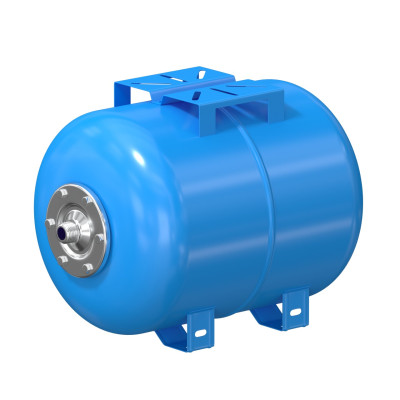 Гидроаккумулятор KRATS 50л ножки S площадка горизонтальный штуцер 1"