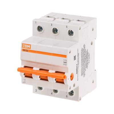 Выключатель нагрузки TDM ELECTRIC ВН-32 Home Use 3P 32A