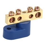 IEK YNN10-69-4C1-K07 Шина нулевая ШНИ-6х9-4-У1-С на одном угловом изоляторе