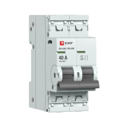 Выключатель нагрузки EKF 2P 40А ВН-63N PROxima