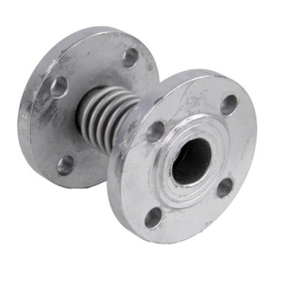 Компенсатор сильфонный осевой DN.ru CB-3234-F Ду200 Ру16 фланцевый, сильфон - нержавеющая сталь SS316, осевой ход 30мм