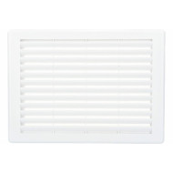 Решетка вентиляционная разъемная с моск.сеткой, накл.жалюзи SANTREK AIR Э3020Р (300х200)