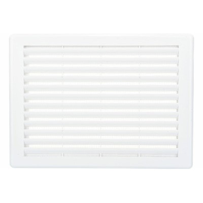 Решетка вентиляционная разъемная с моск.сеткой, накл.жалюзи SANTREK AIR Э3020Р (300х200)