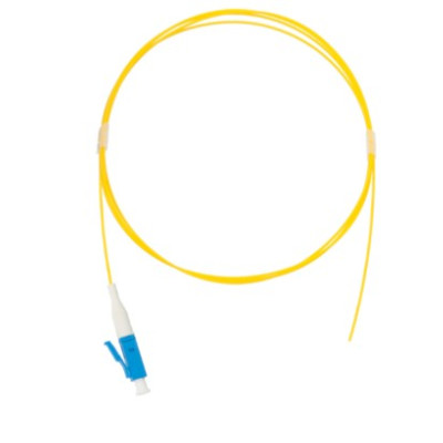 Шнур NIKOMAX волоконно-оптический, монтажный, одномодовый 9/125мкм, стандарта OS2, LC/UPC, полимерный материал нг(A)-HF, 0.9мм, желтый, 2,5м, уп-ка 2шт.