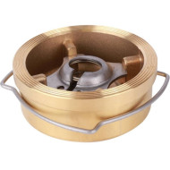 Клапан обратный осевой Tecofi CA7441 Ду100 Ру16 латунь межфланцевый