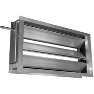 Воздушный клапан с подставкой под электропривод Shuft DRr 700х400