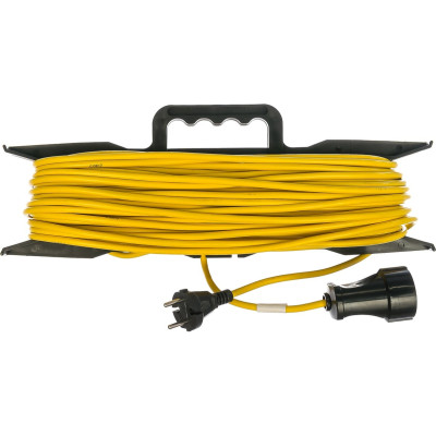 Удлинитель-шнур на рамке 1х50м без заземл. 10А IP20 1.3кВт Союз 481S-5105