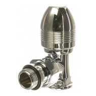 Вентиль SR Rubinetterie угловой серия "Ovus" 1/2", цвет хром