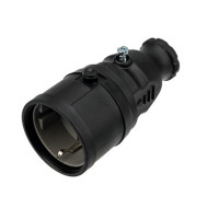 Розетка переносная Rexant с влагозащитой с заземлением 16А IP20/44 каучук