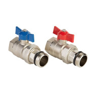 Шаровые краны для коллектора MVI Ду25 без термометра