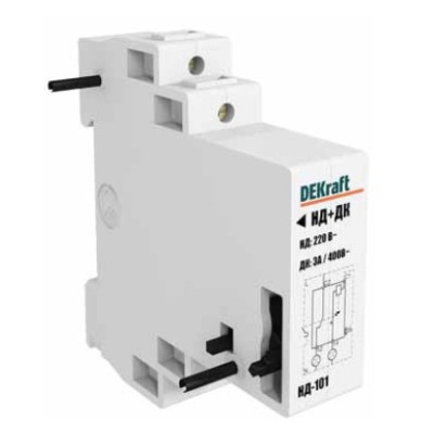 Расцепитель независимый Dekraft НД-103-220в с дополнительным контактом